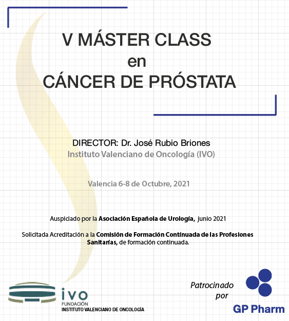 Nueva edición del V MásterClass en Cáncer de Próstata
